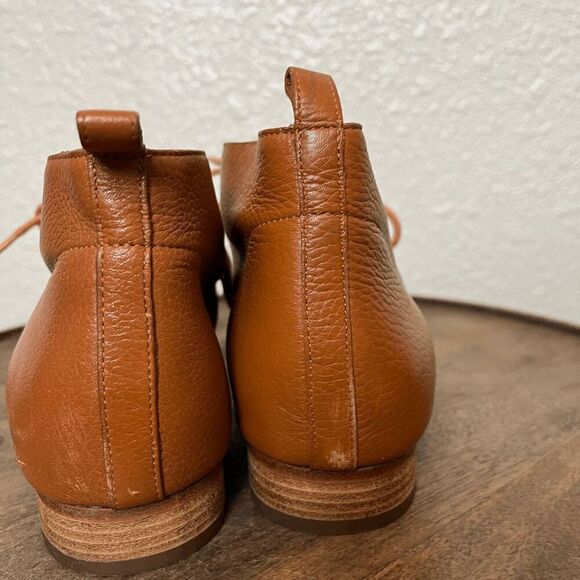 Cole Haan Tan Brown Leather Stellan Chukka Ankle Boots Women's Size 9 B - Picture 6 of 8